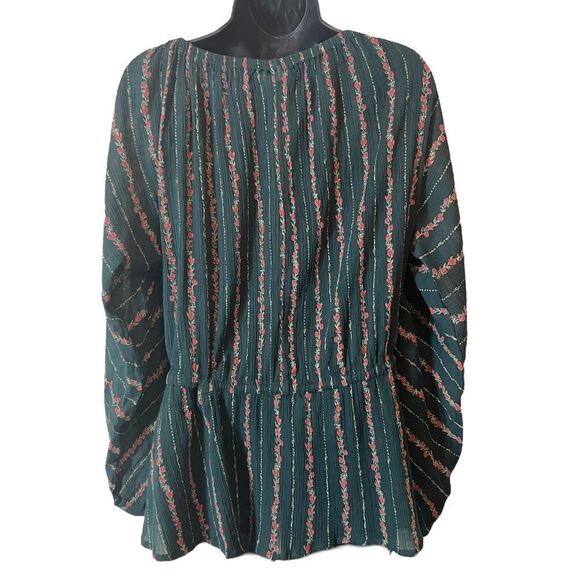 Roller Rabbit Mateaus Linden Cotton Gauze Peasant Top - Picture 13 of 13